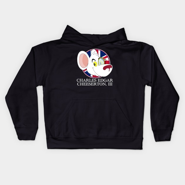 Charles Edgar Cheeserton, III Kids Hoodie by HellraiserDesigns